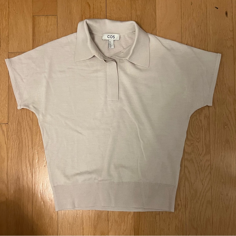 Cos Knit Collared Shirt
